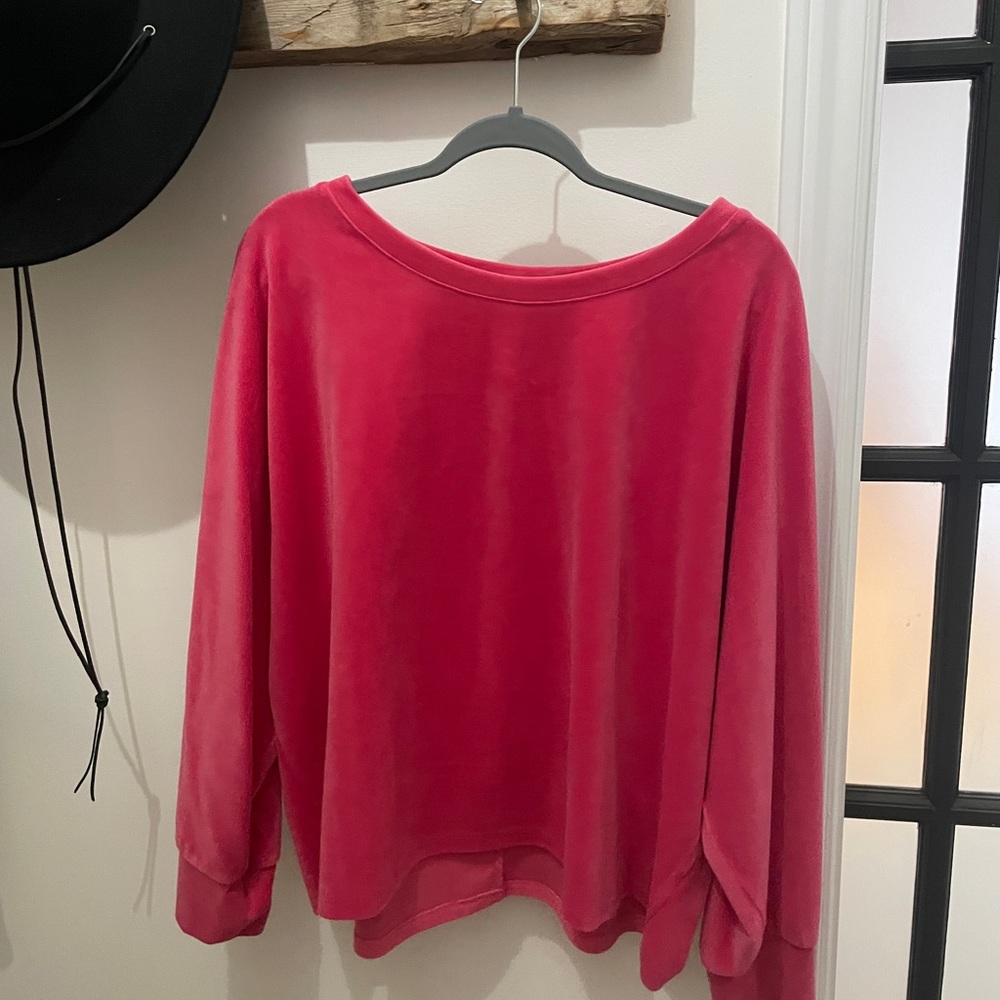 Juicy Couture Pink Velvet Sweater